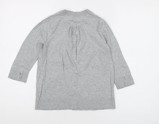Gap Women's Grey Cardigan XS Cotton Casual Knit