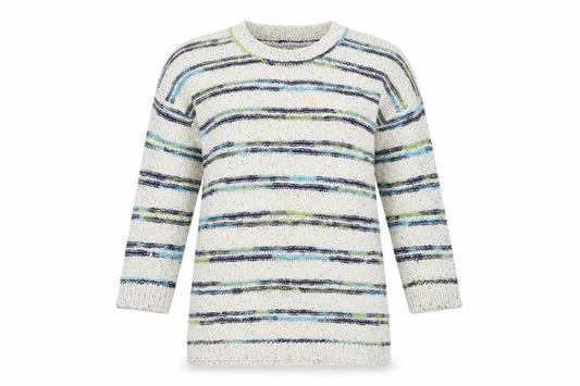 Womens UK Size 10/12 Cotton Traders Multicoloured Pullover Jumper