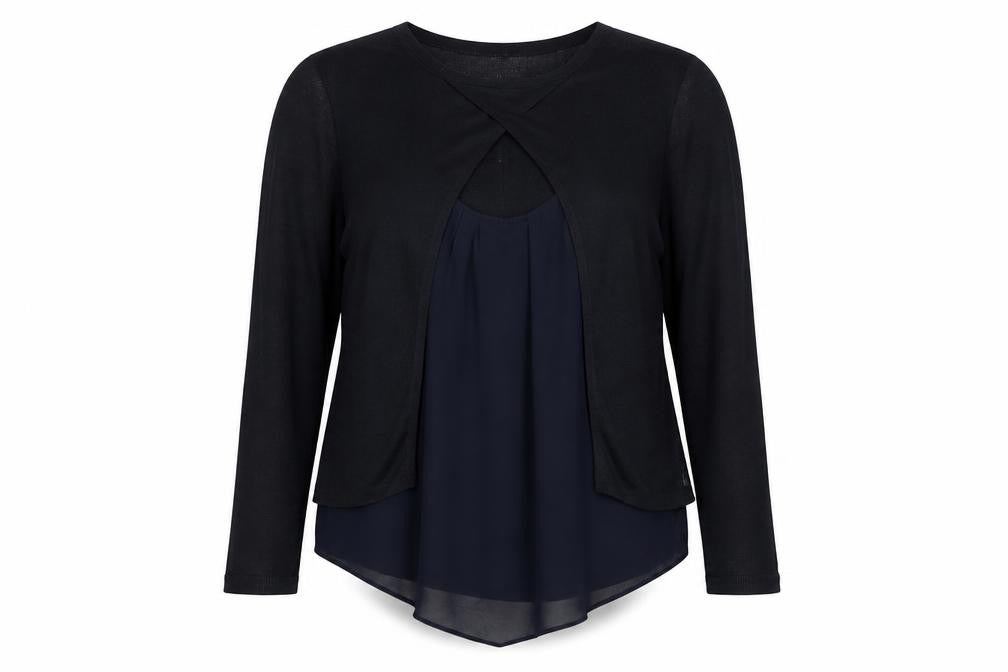 Womens UK Size M 89th & Madison Black Cardigan Jumper
