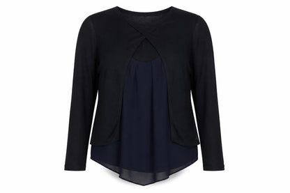 Womens UK Size M 89th & Madison Black Cardigan Jumper