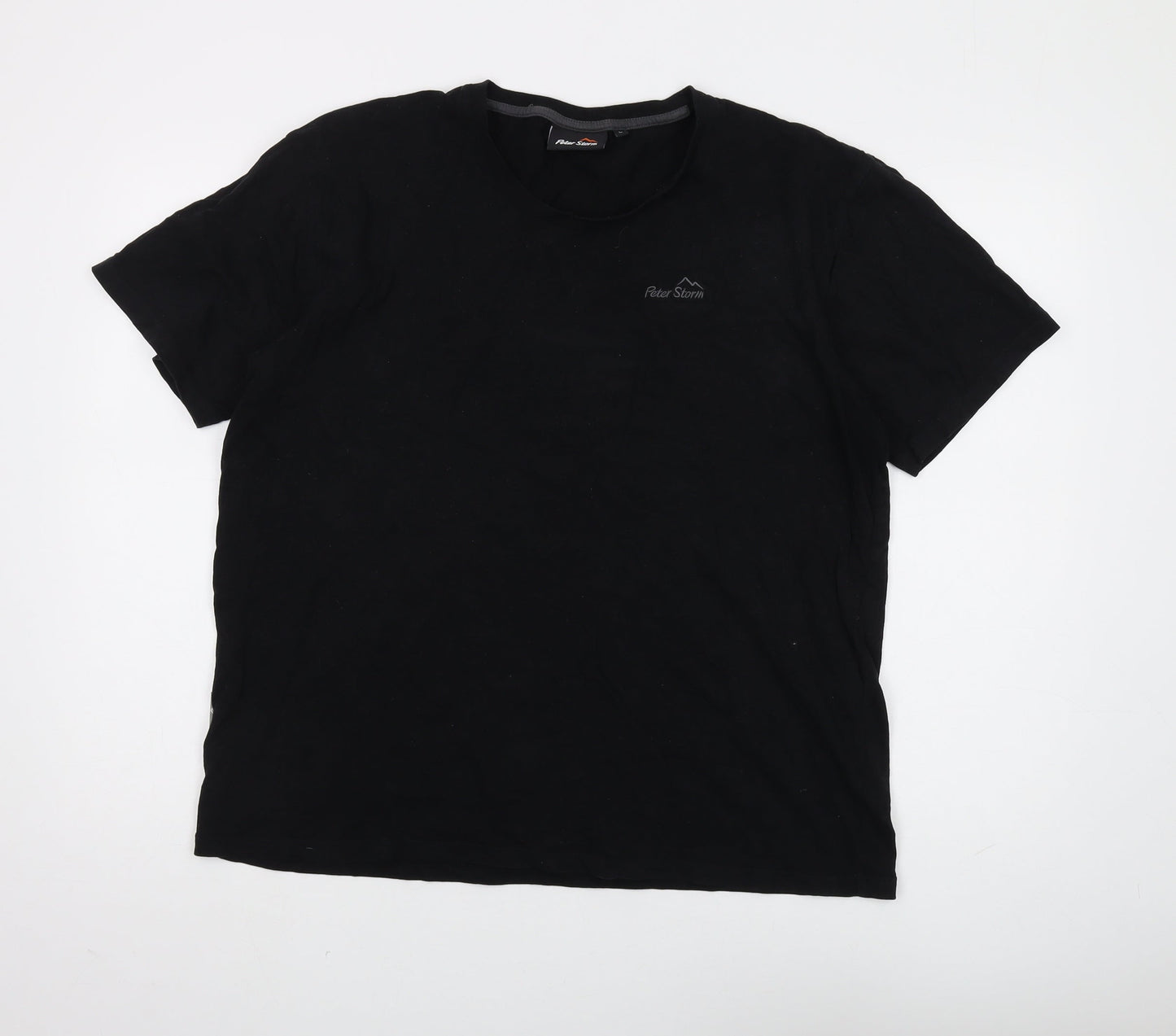 Peter Storm Men's Black Large Cotton T-Shirt