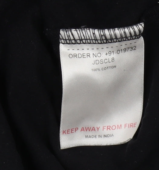 Peter Storm Men's Black Large Cotton T-Shirt