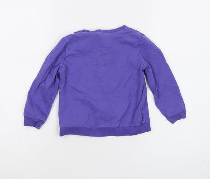 Disney Girls Minnie Mouse Purple Long Sleeve T-Shirt 36 Months