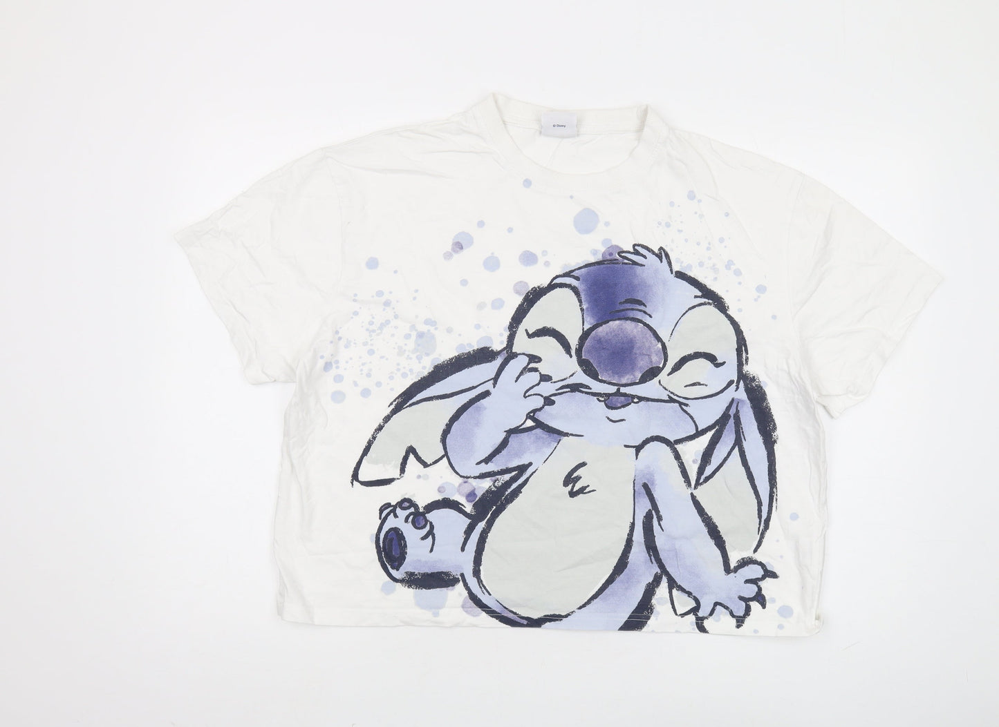 Unisex Adults UK Size M Disney White Basic T-Shirt