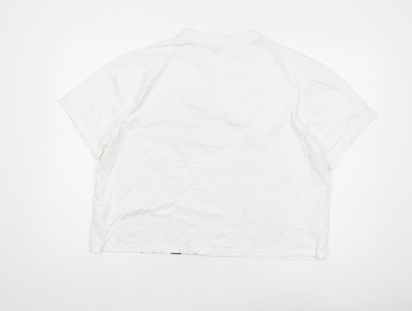 Unisex Adults UK Size M Disney White Basic T-Shirt