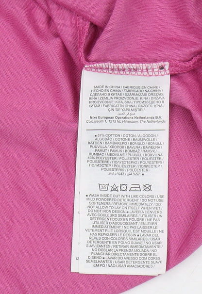 Nike Women's Pink Tank Top S Athletic Fit