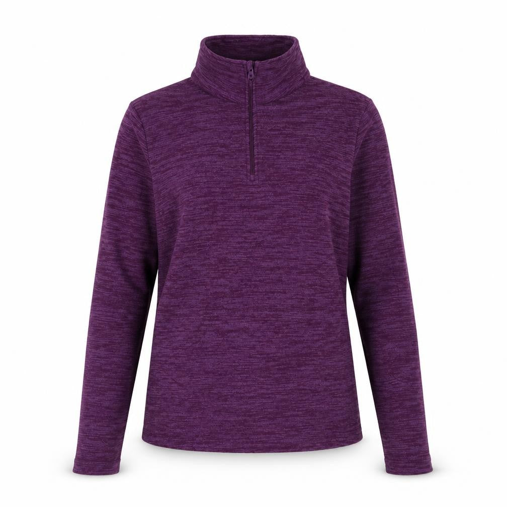 Womens UK Size 8 Mountain Warehouse Purple 1/2 Zip Sweatshirt