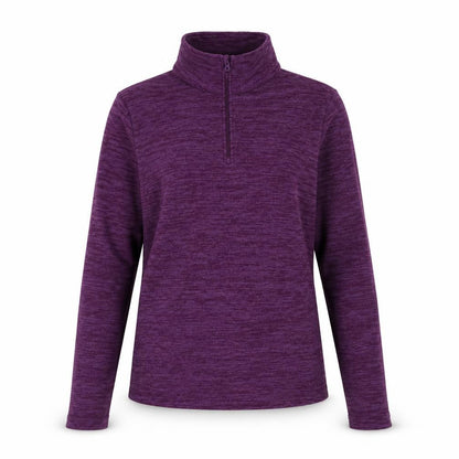 Womens UK Size 8 Mountain Warehouse Purple 1/2 Zip Sweatshirt