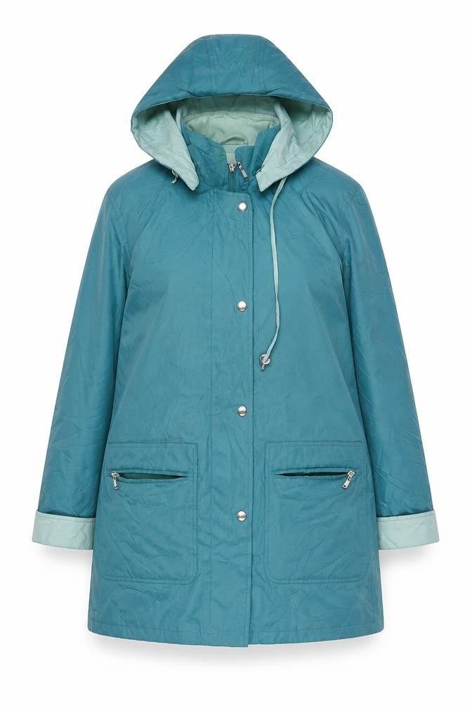 Womens UK Size 10 Holmewood Blue Parka Coat
