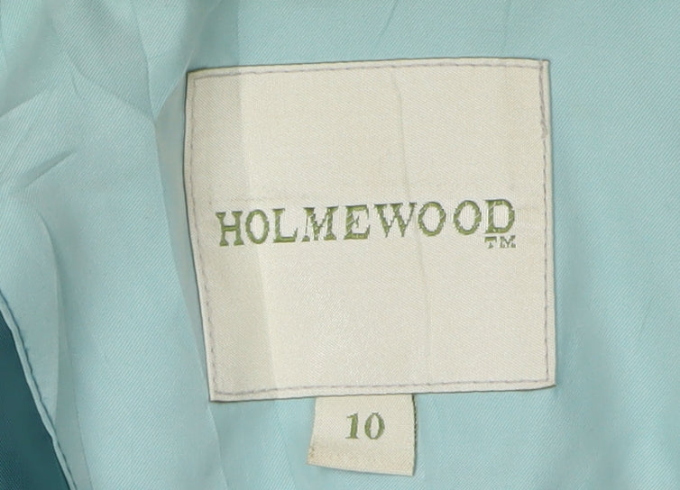 Womens UK Size 10 Holmewood Blue Parka Coat