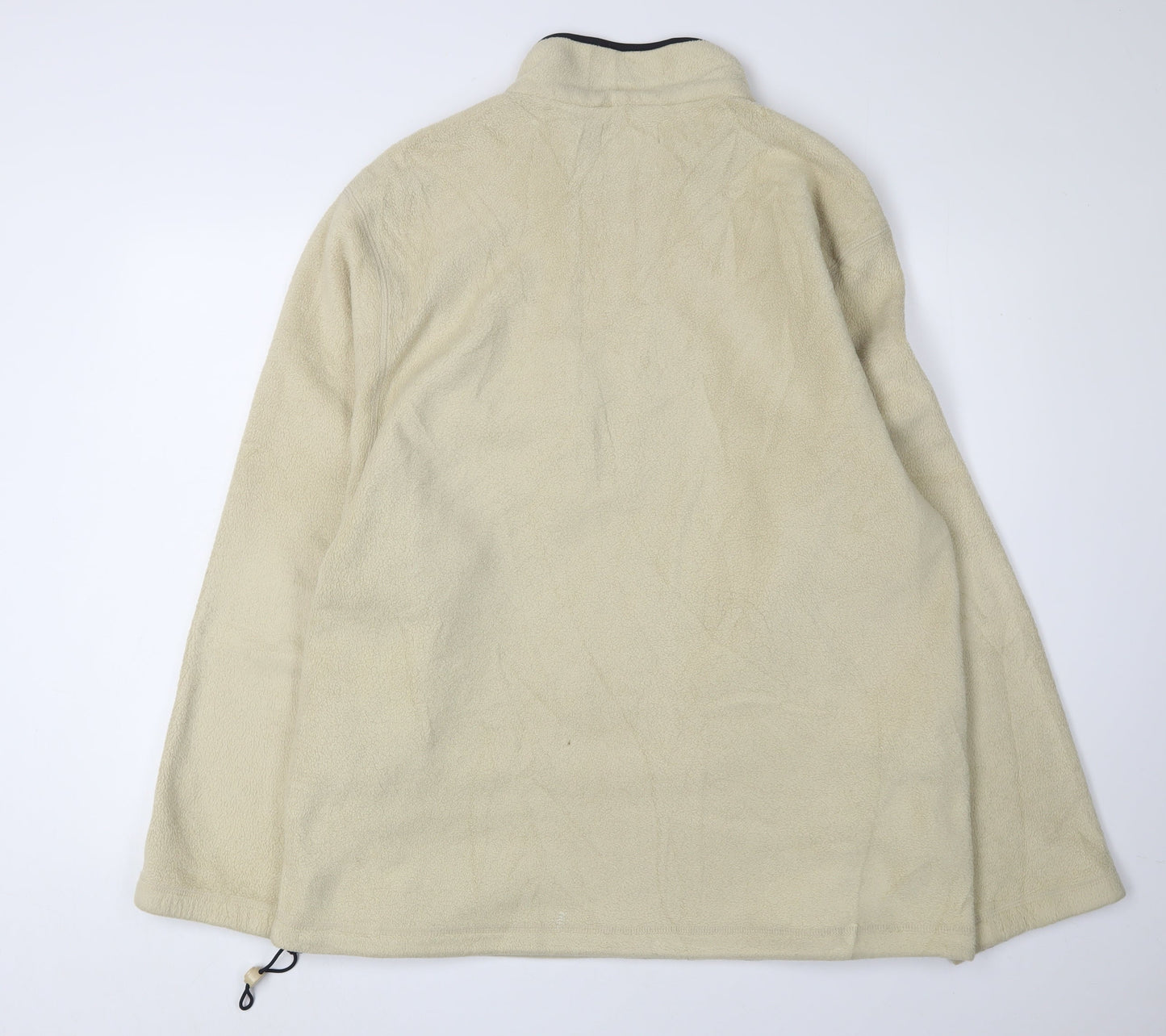 Zantos Men's Beige XL Fleece Pullover Sweatshirt