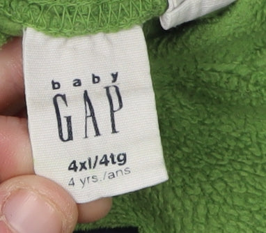 GAP Boys Green Pullover Hoodie - 4 Years