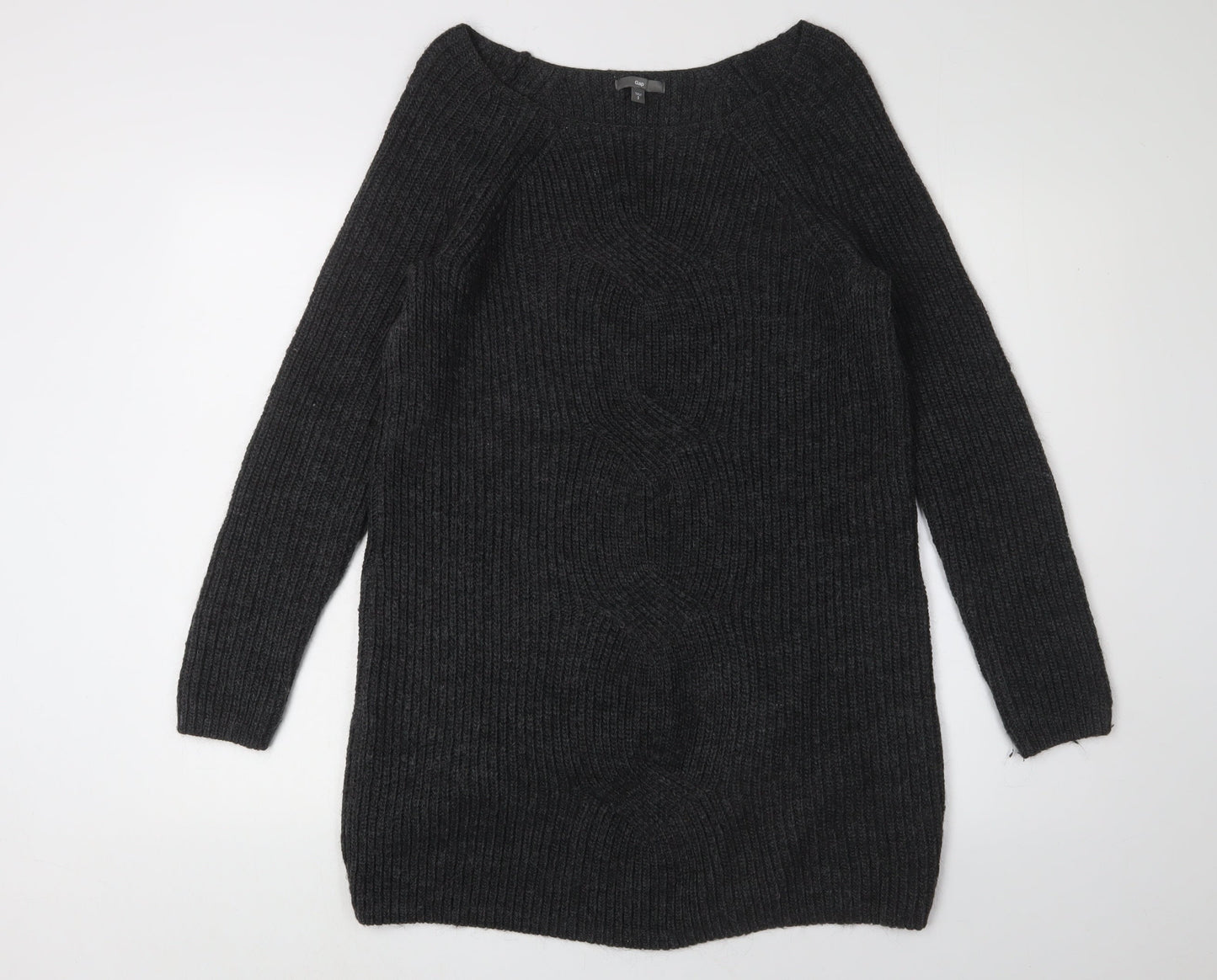 Gap Women's Black S Jumper Dress, Acrylic Wool Knit