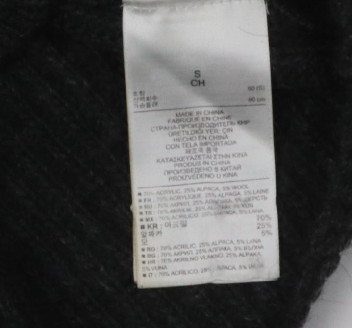Gap Women's Black S Jumper Dress, Acrylic Wool Knit