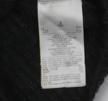 Gap Women's Black S Jumper Dress, Acrylic Wool Knit