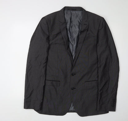 Mens UK Size 40 NEXT Regular Black Suit Jacket