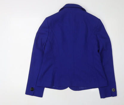 BHS Women's Blue Basic Jacket, Size 14