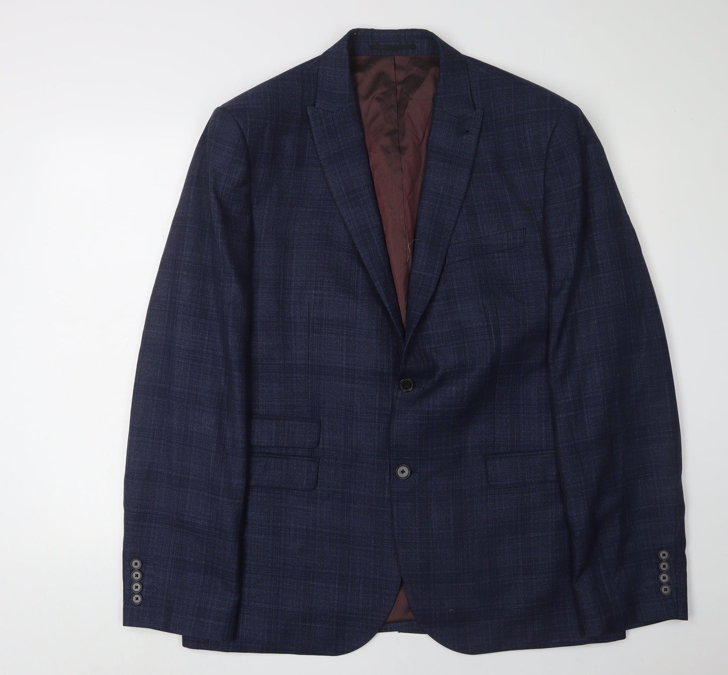 Mens UK Size 44 NEXT Regular Blue Suit Jacket