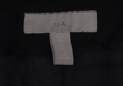 H&M Women's Black Blazer Size 10 Slim Fit Formal