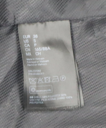 H&M Women's Black Blazer Size 10 Slim Fit Formal