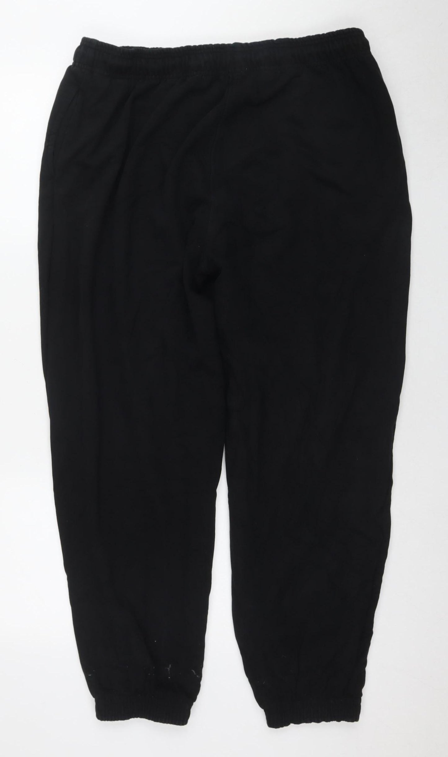 Topshop Women's Black Joggers L Elastic Waist