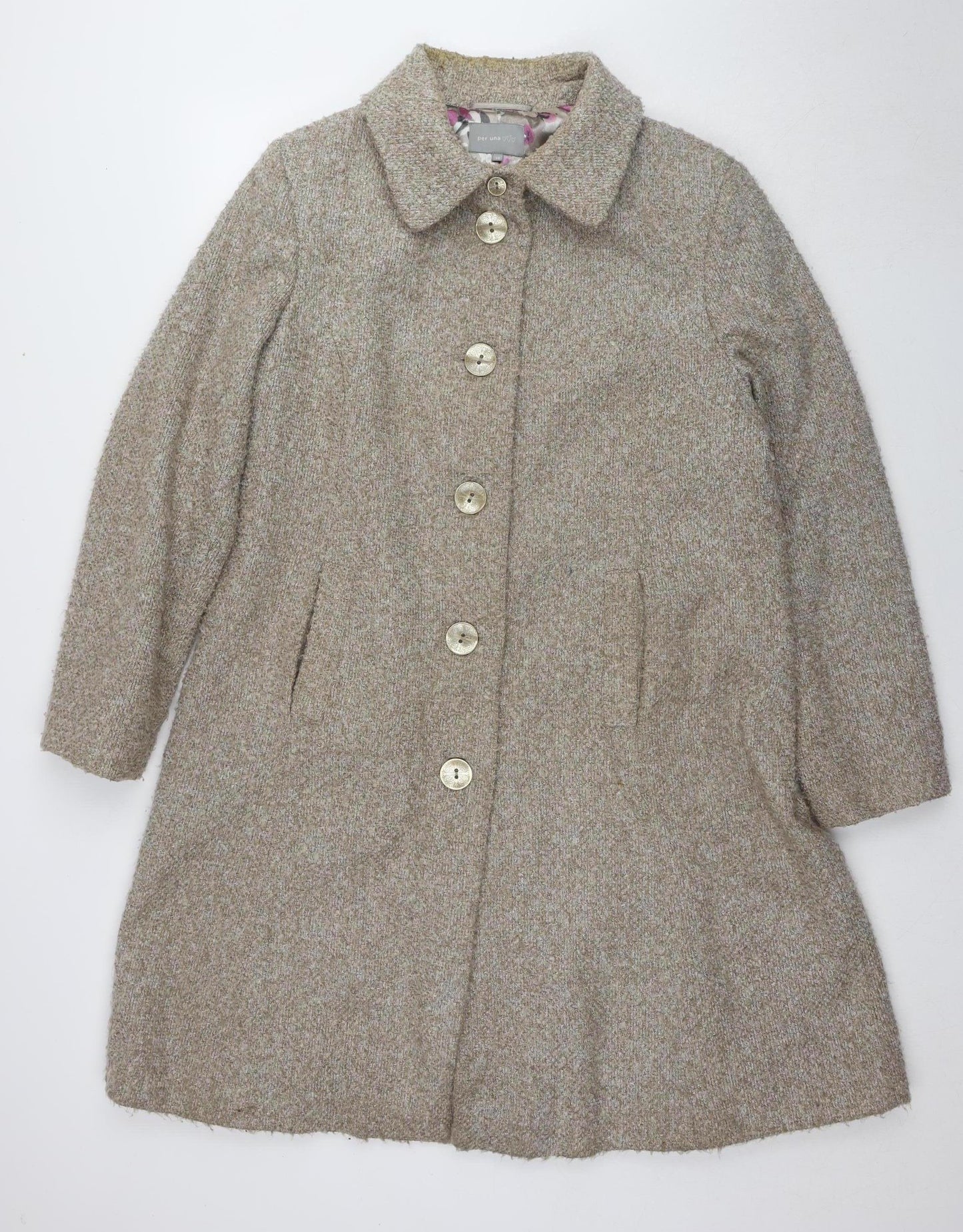 Womens UK Size 18 Marks and Spencer Beige Basic Jacket