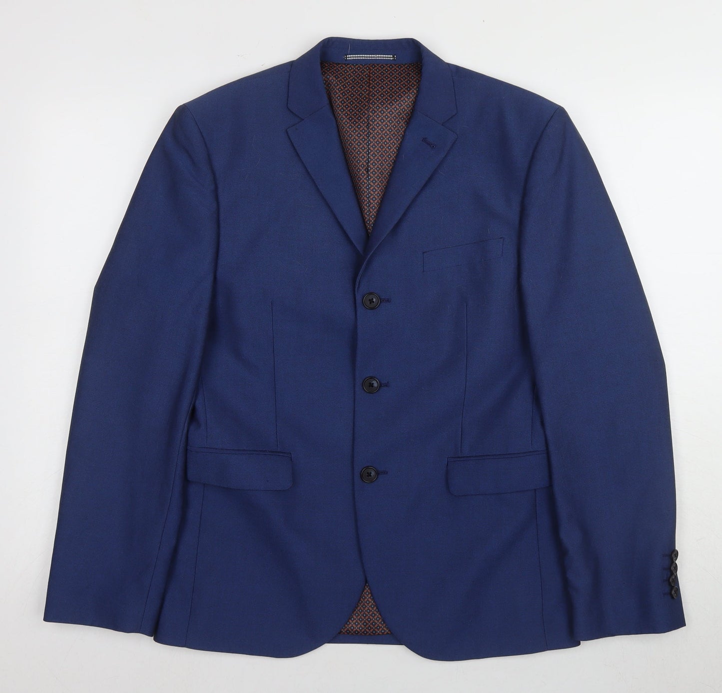 Mens UK Size 38 NEXT Regular Blue Suit Jacket