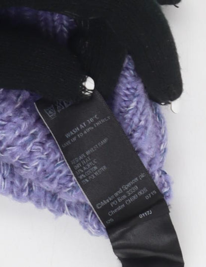 Marks and Spencer Women's Purple Pullover Jumper - Size 12