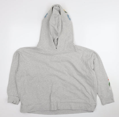 Womens UK Size L NEXT Grey Pullover Hoodie