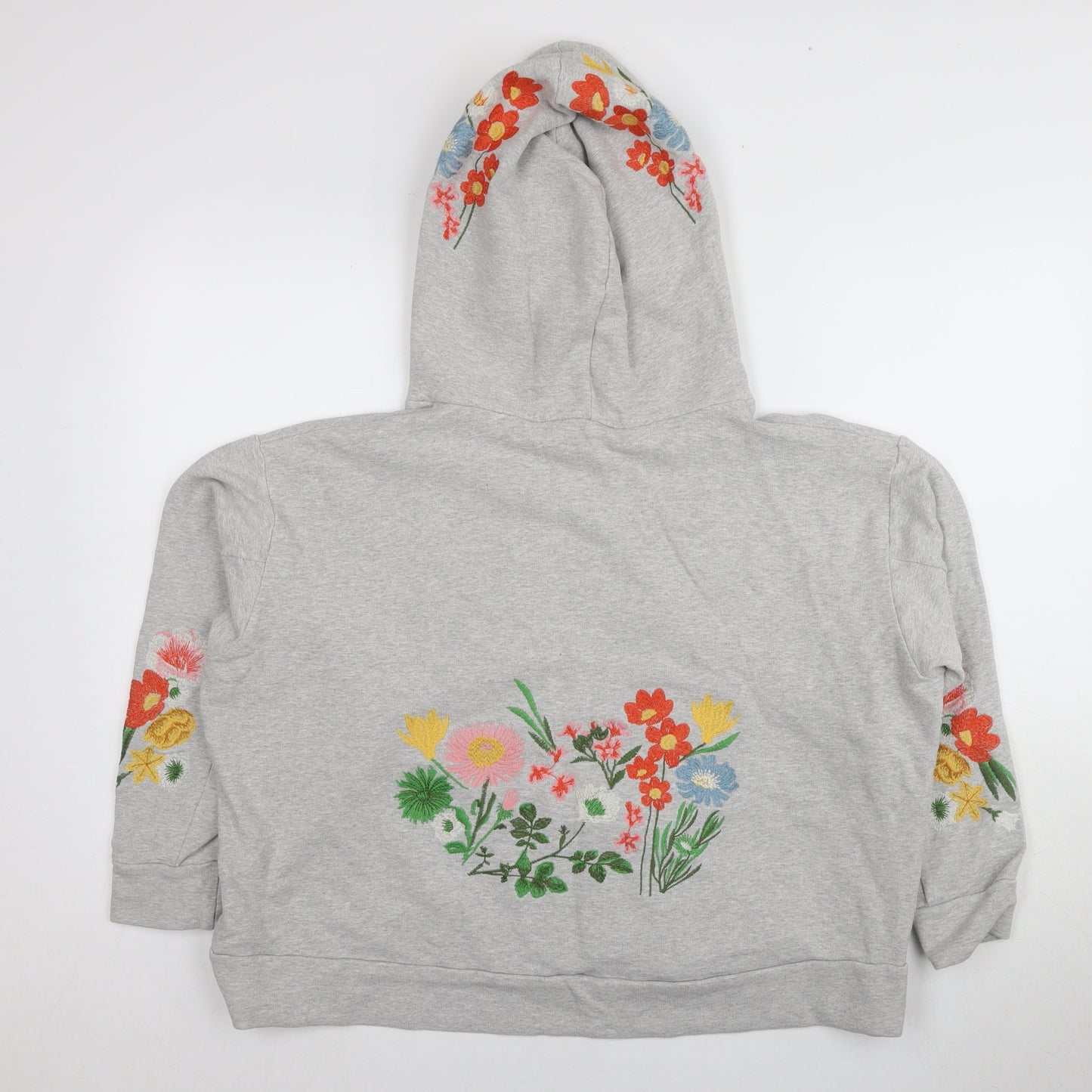 Womens UK Size L NEXT Grey Pullover Hoodie