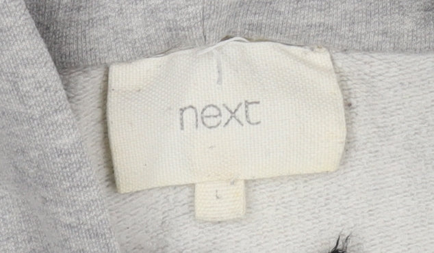 Womens UK Size L NEXT Grey Pullover Hoodie