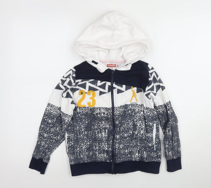 Energies Boys Multi Geometric Full Zip Hoodie 12 Years
