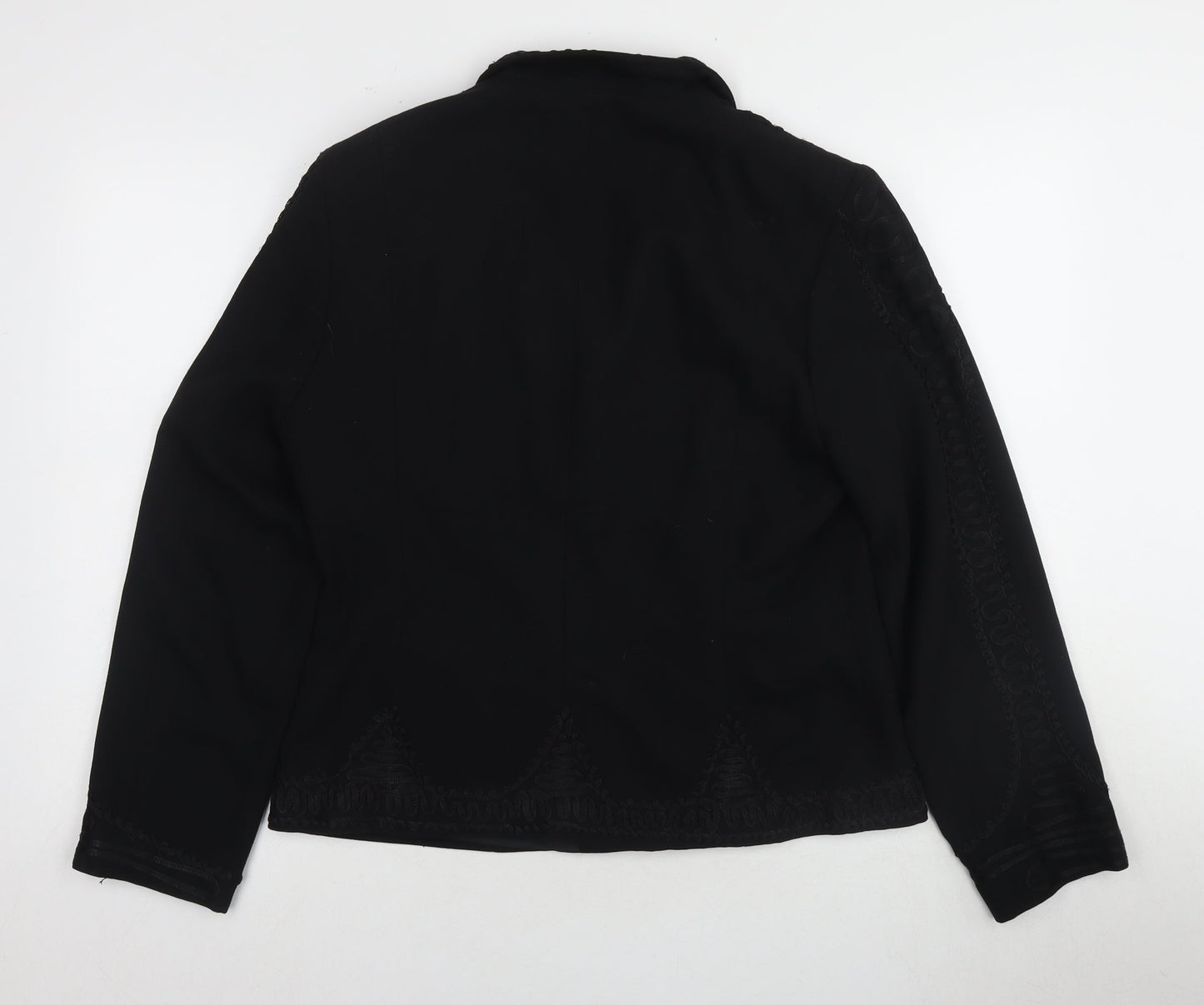 Womens UK Size 14 Wallis Black Basic Jacket