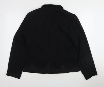 Womens UK Size 14 Wallis Black Basic Jacket