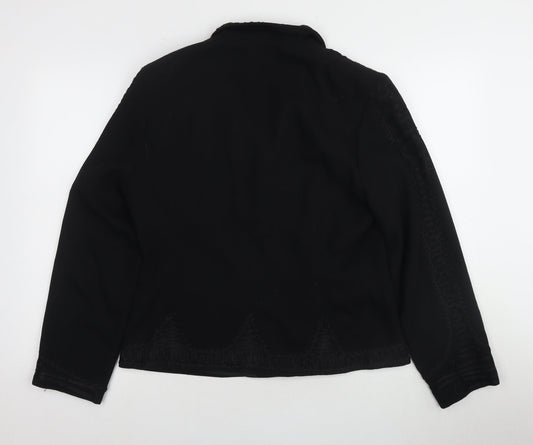 Womens UK Size 14 Wallis Black Basic Jacket