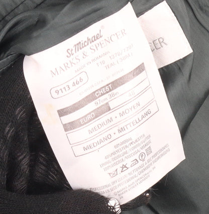 Mens UK Size 38 Marks and Spencer Regular Teal Suit Jacket
