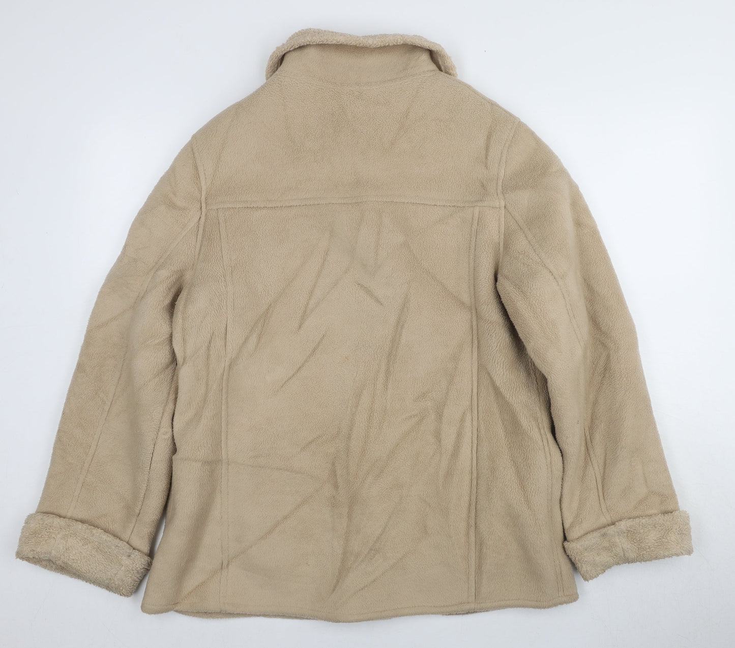 Womens UK Size 12 EWM Beige Basic Jacket
