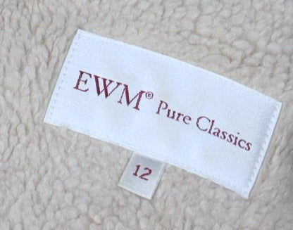 Womens UK Size 12 EWM Beige Basic Jacket