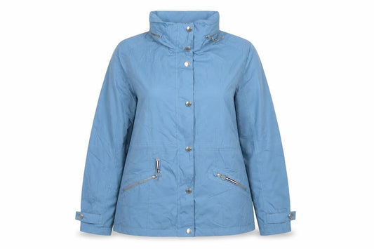 Normann Women's Blue Windbreaker Jacket Size 12