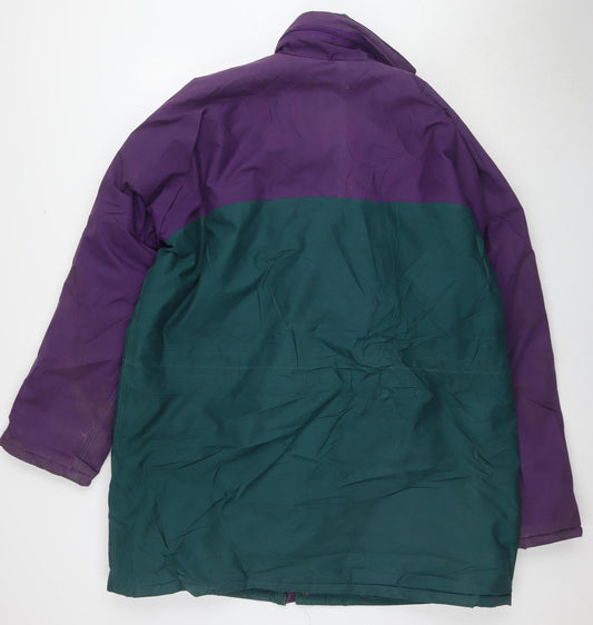 Regatta Men's XL Green Purple Waterproof Jacket