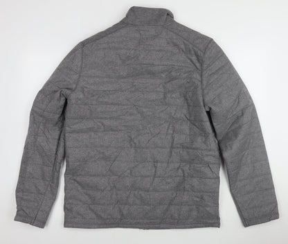 Mens UK Size M Debenhams Grey Puffer Jacket
