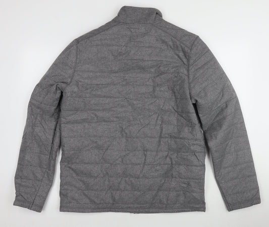 Mens UK Size M Debenhams Grey Puffer Jacket