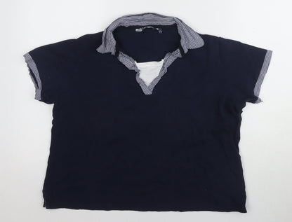 Unisex Adults UK Size L Lee Blue  Polo