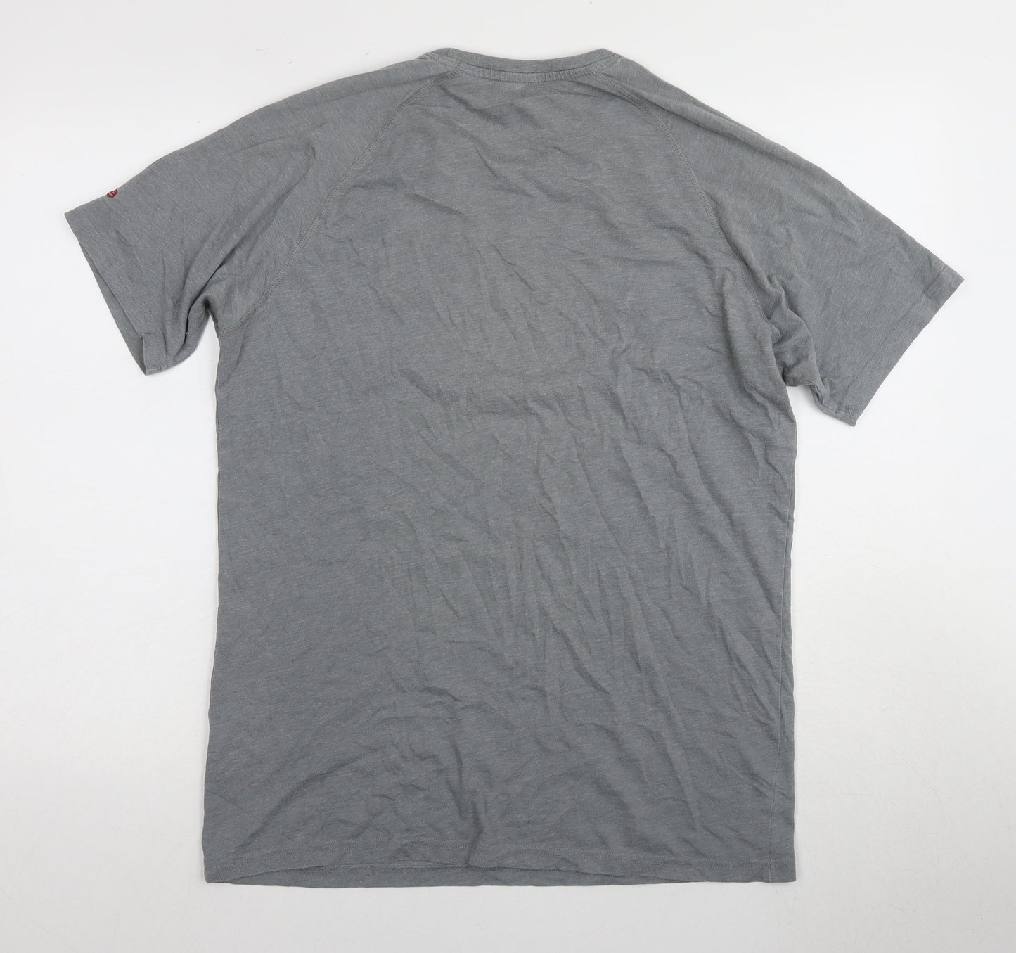 New Era Men's Grey NFL Short Sleeve Logo T-Shirt - Size L