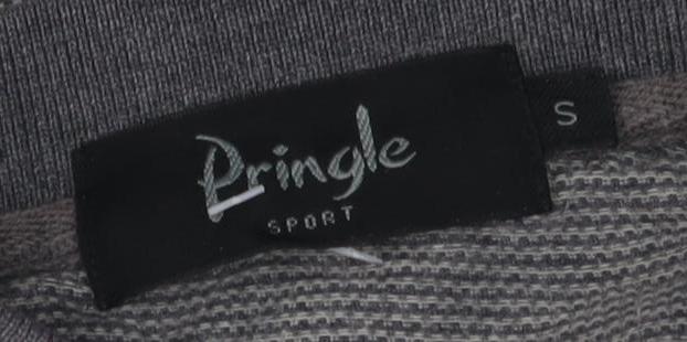 Pringle Men’s Grey Cotton Polo Shirt, Size S, Casual Style