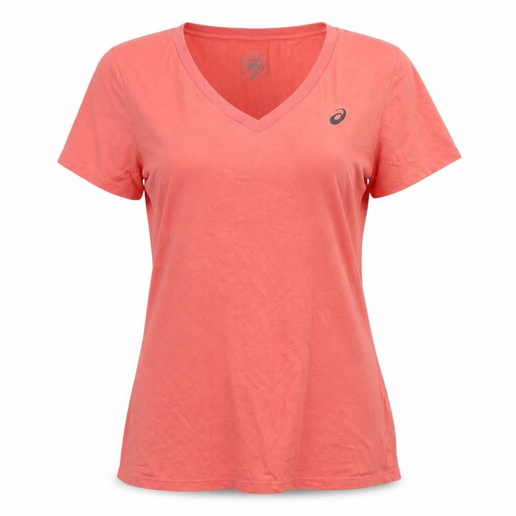 Womens UK Size L ASICS Orange Running & Jogging T-Shirt
