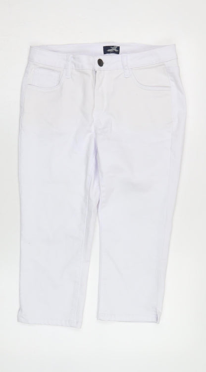Arizona Women's White Straight Jeans Size 12