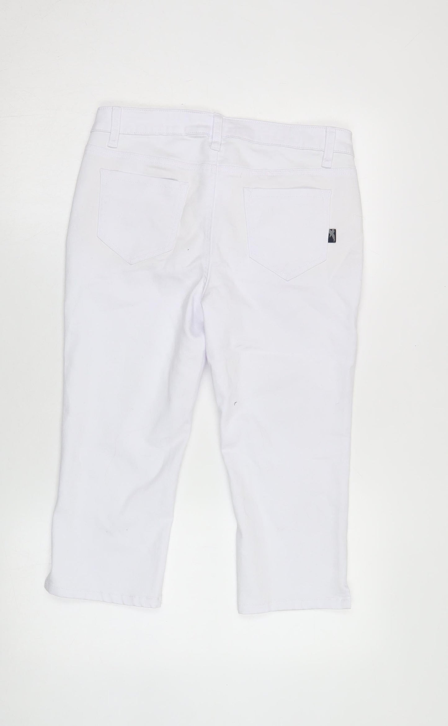 Arizona Women's White Straight Jeans Size 12