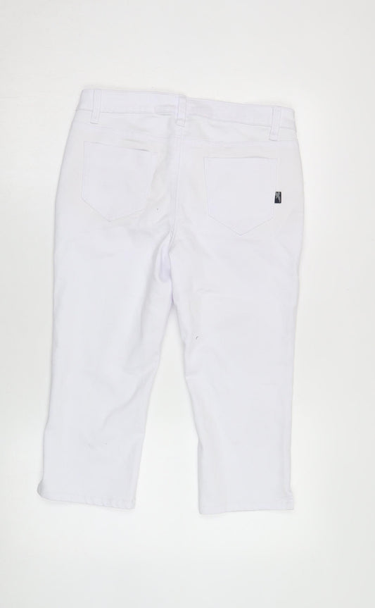 Arizona Women's White Straight Jeans Size 12