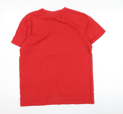 Unisex Adults UK Size S NBA Red Basic T-Shirt